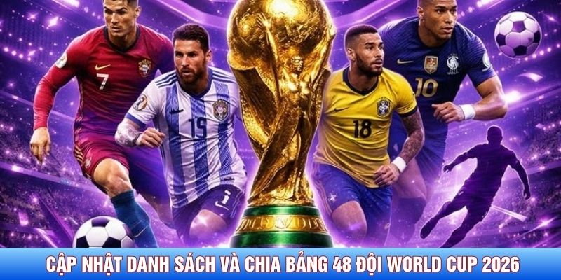 Cập nhật danh sách và chia bảng 48 đội World Cup 2026 Cập nhật danh sách và chia bảng 48 đội World Cup 2026